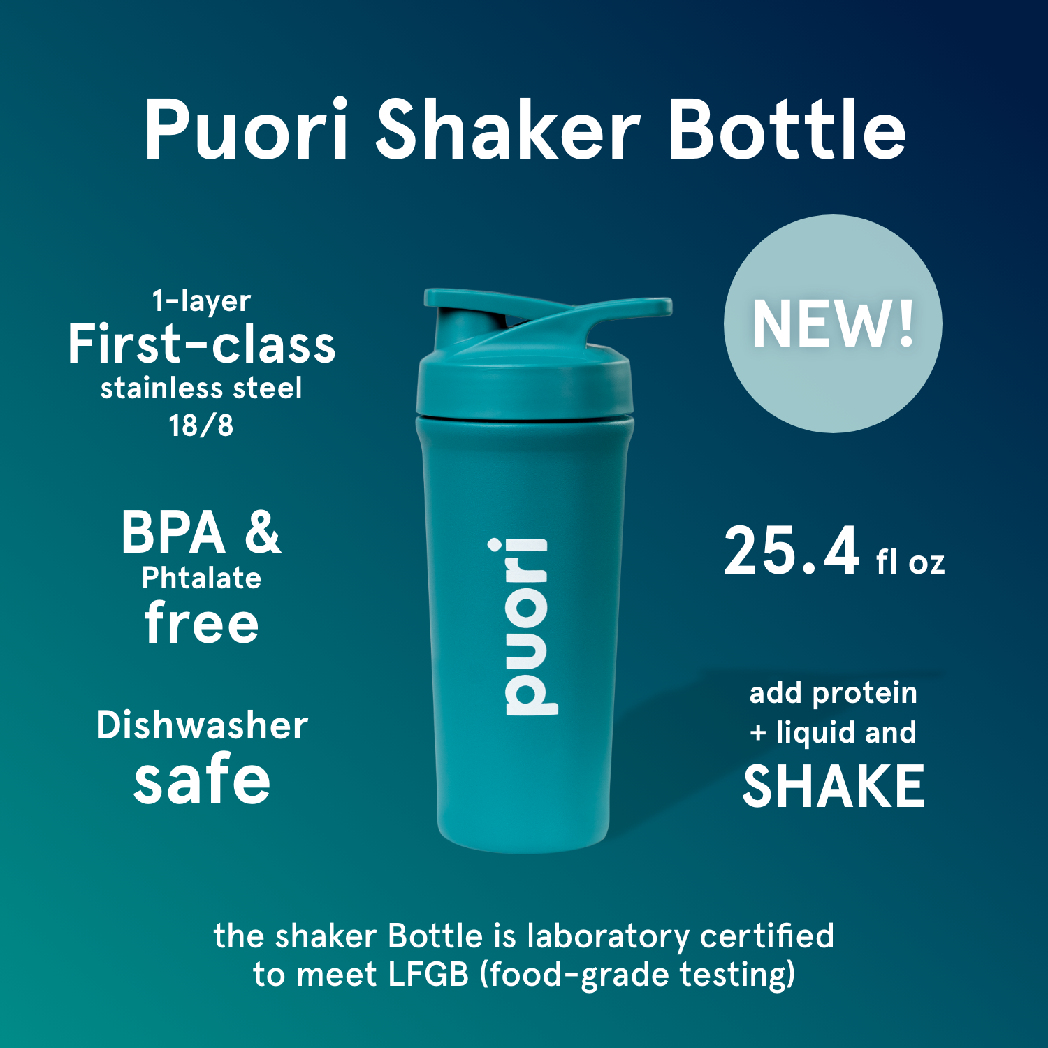 Shaker Bottle - Main Image